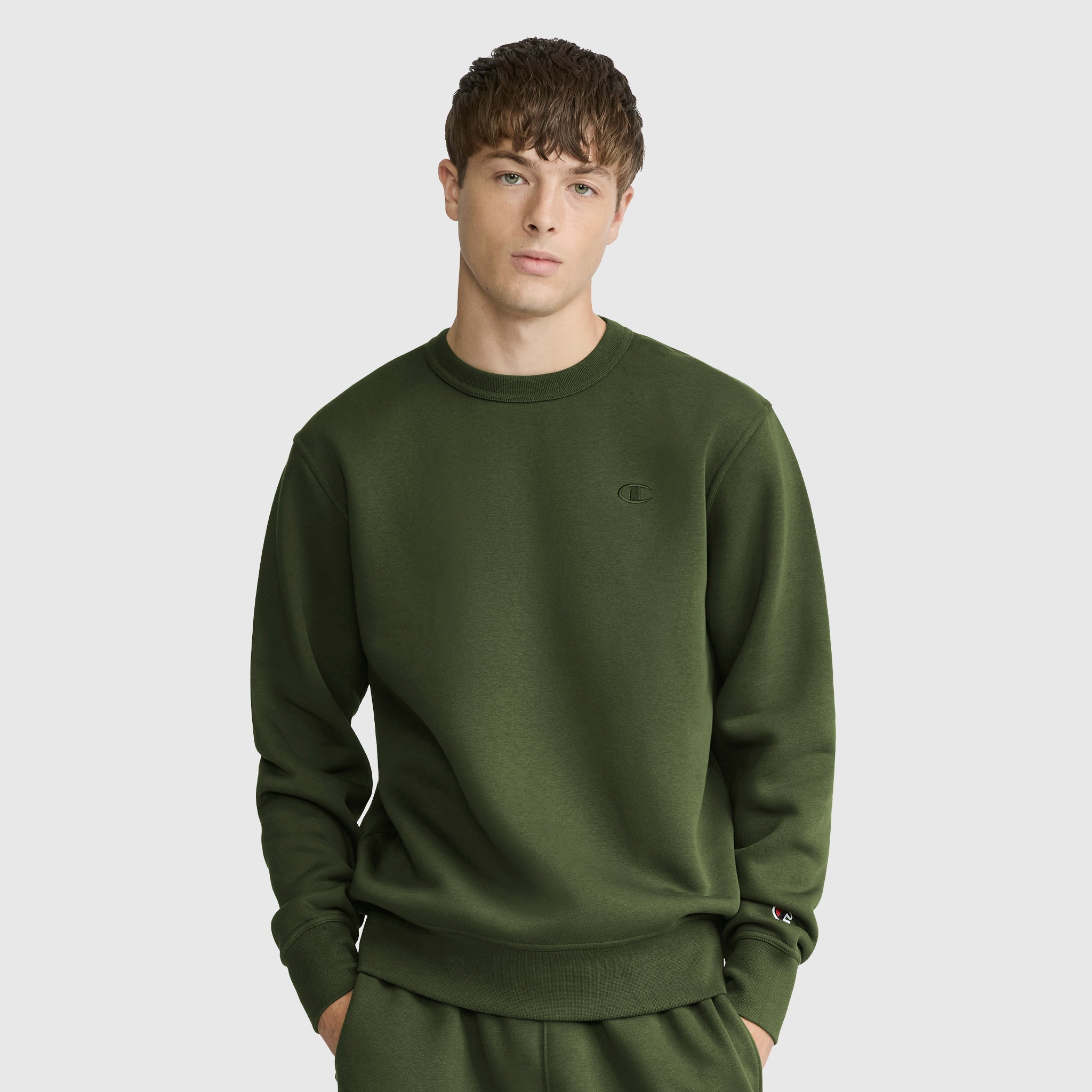 Powerblend Crewneck Sweatshirt, C Logo – Champion