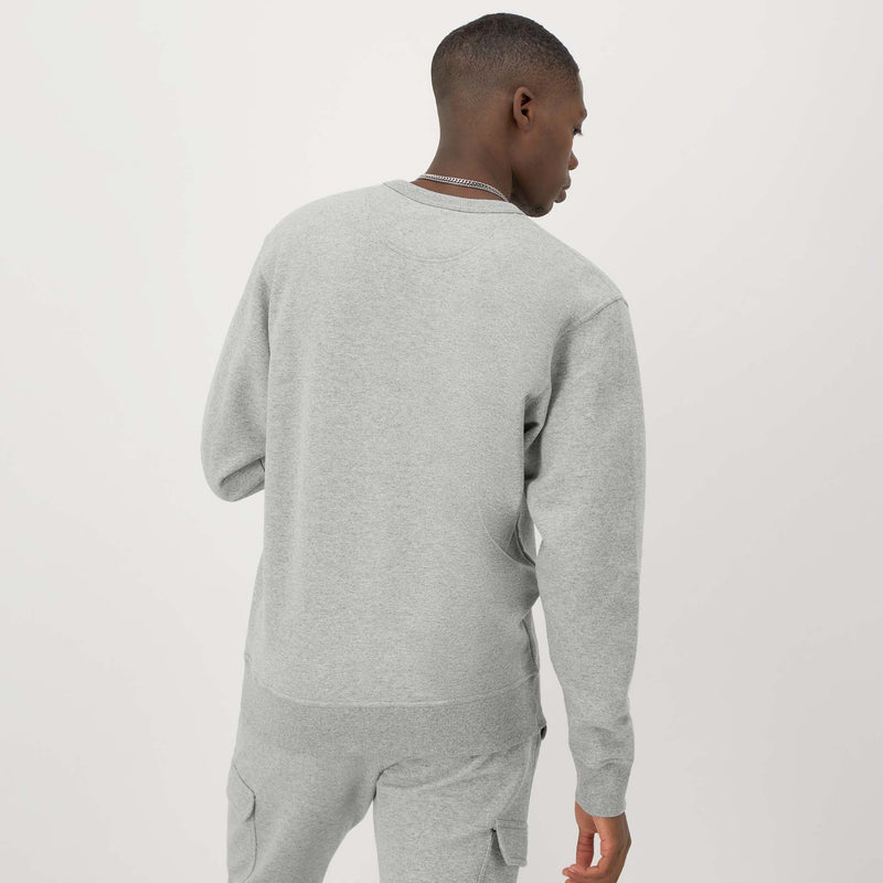 Powerblend Crewneck Sweatshirt, Left Script Logo