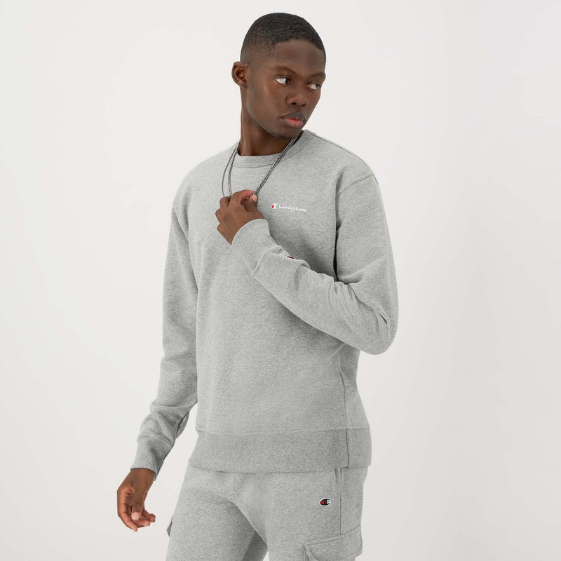 Powerblend Crewneck Sweatshirt, Left Script Logo