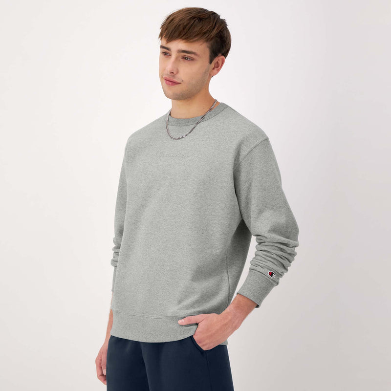 Powerblend Crewneck Sweatshirt, Tonal Script Logo