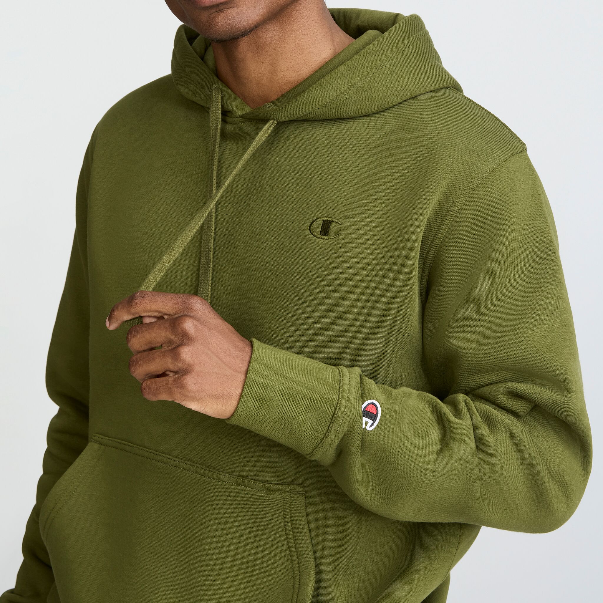Powerblend Hoodie, C Logo – Champion