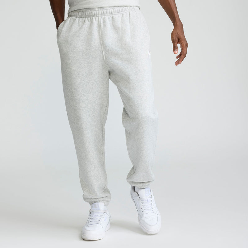 Powerblend Sweatpants, Relaxed Hem, C Logo