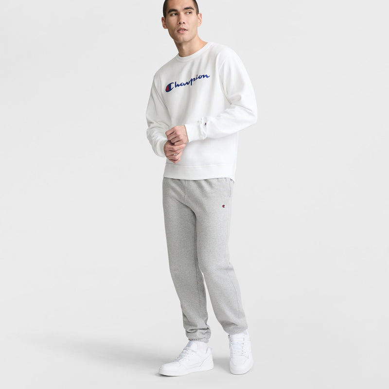 Powerblend Sweatpants, Relaxed Hem, C Logo