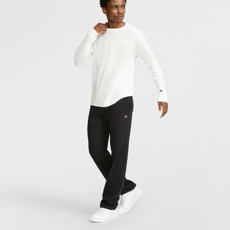 Lightweight Lounge Pants, Open Hem, C Logo