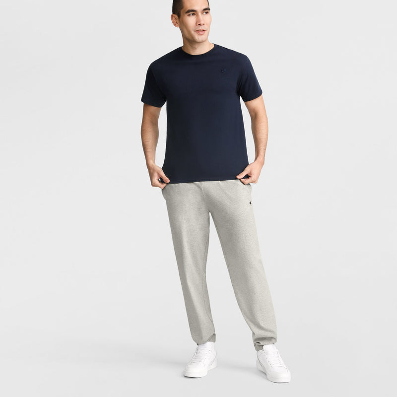 Lightweight Lounge Pants, Cinched Hem, C Logo