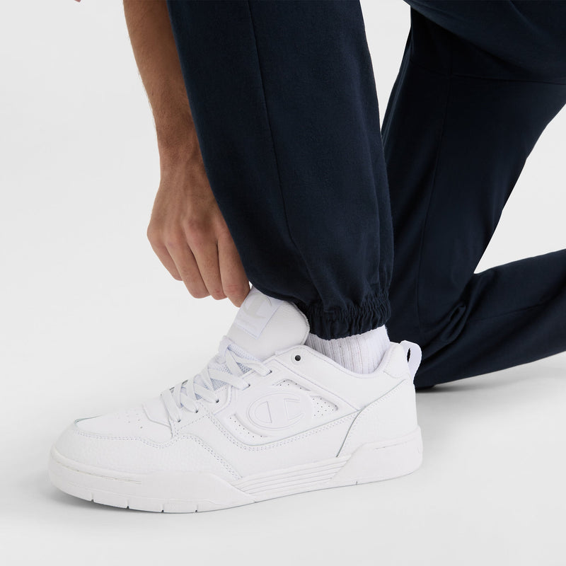 Lightweight Lounge Pants, Cinched Hem, C Logo