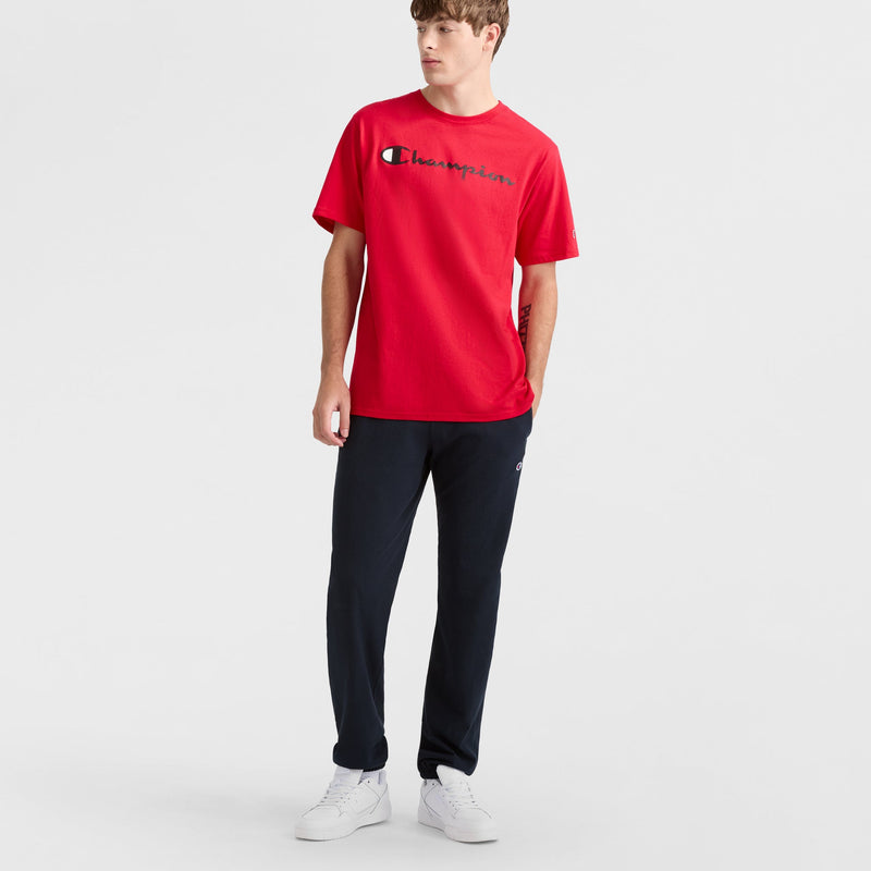 Lightweight Lounge Pants, Cinched Hem, C Logo