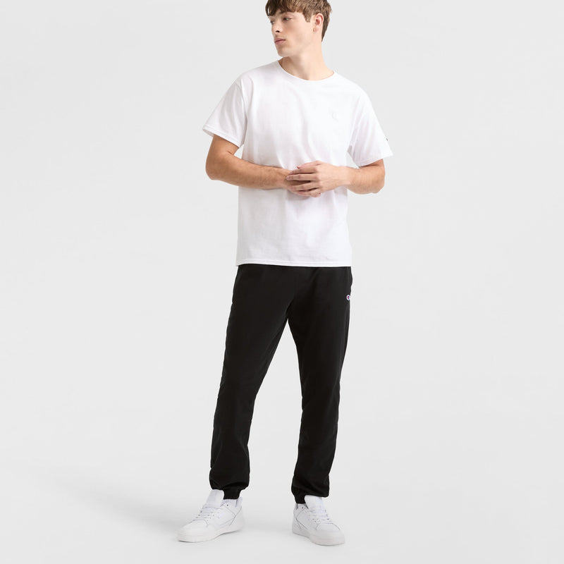 Lightweight Lounge Pants, Cinched Hem, C Logo
