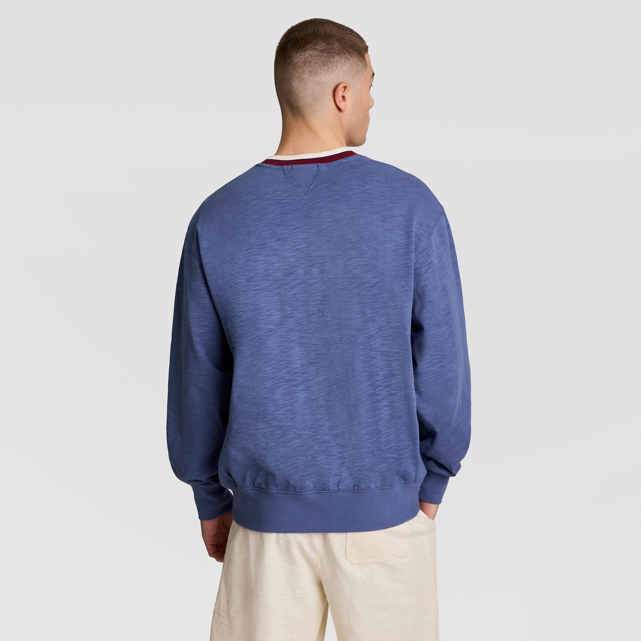 Modern Retro Washed Crew Sweatshirt, C Logo – Champion