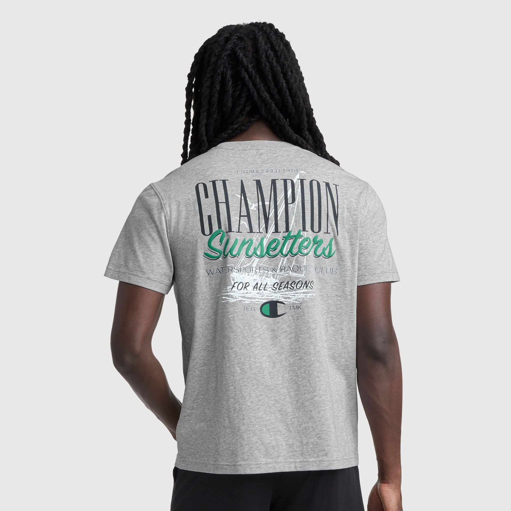 Sunsetters Graphic T-Shirt, C Logo – Champion