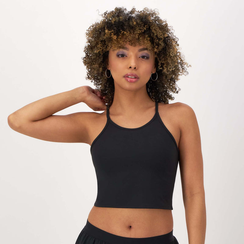 Soft Touch Longline Cami, Shelf Bra, C Logo
