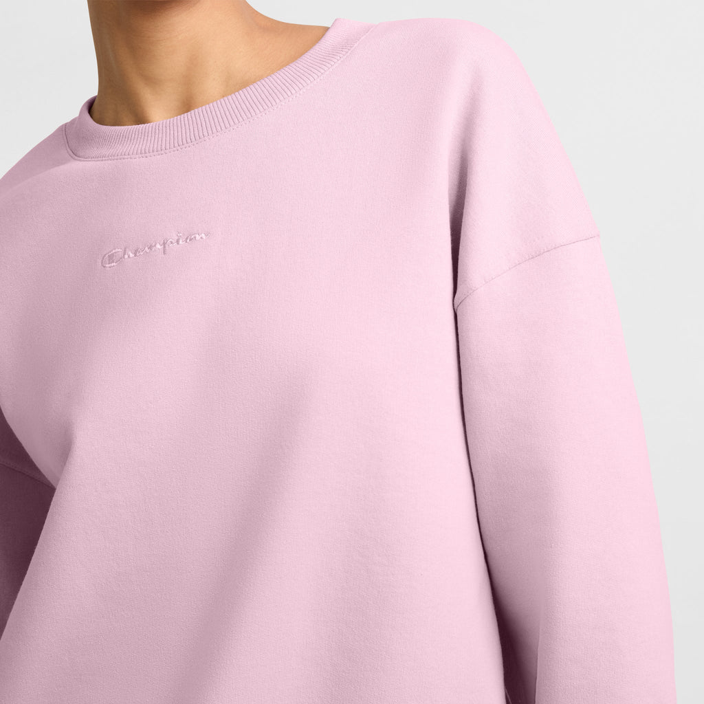 Crew Neck Champion Sweater Light Pink Zapatos Champion Reverse