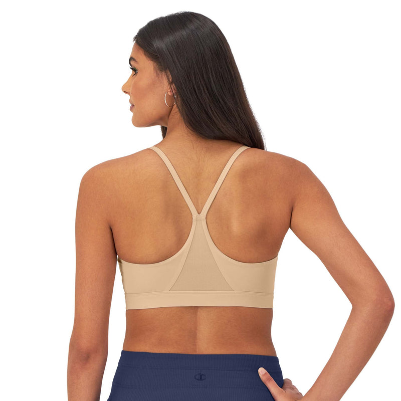 Soft Touch Sports Bra, Tonal C Logo
