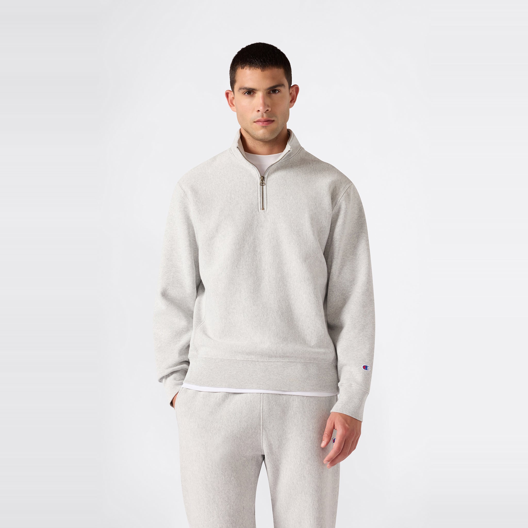 Men's Knitted Half Zip Sweatshirt – Champion