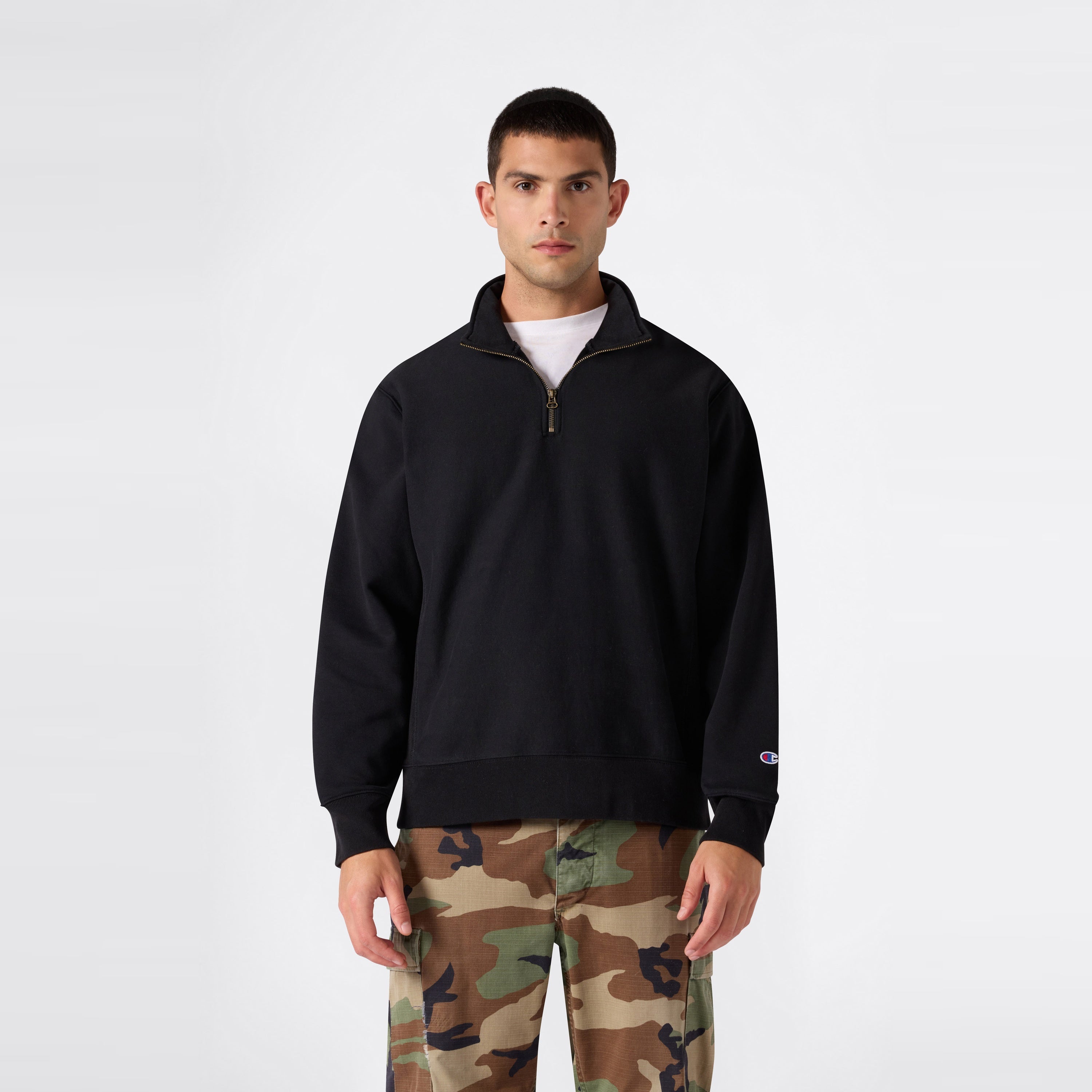 Men's Knitted Half Zip Sweatshirt – Champion