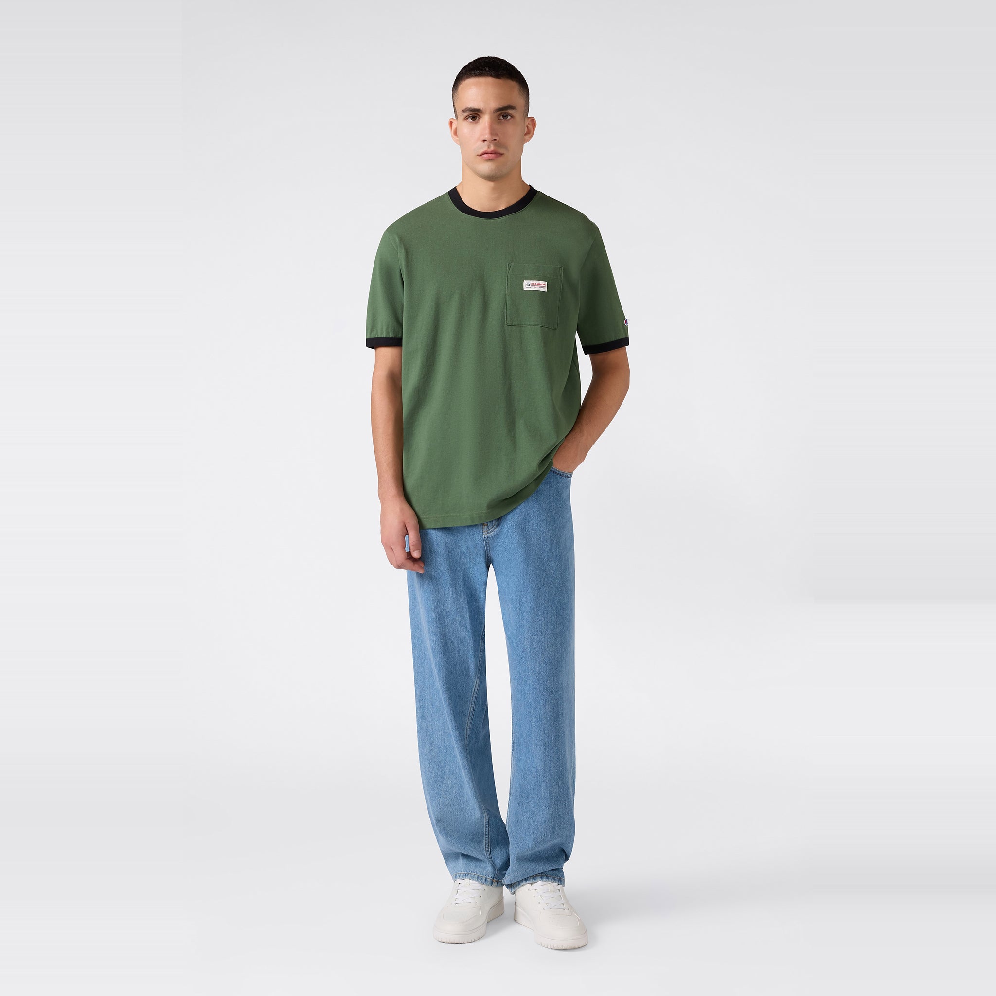 Men's Knitted Ringer T-Shirt – Champion