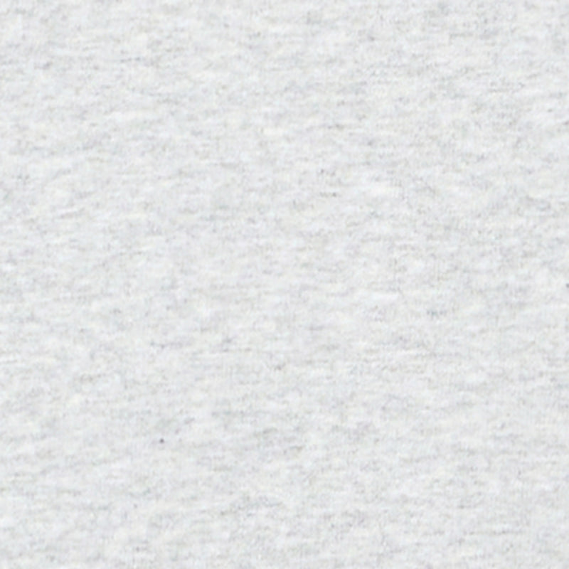 Soft, light gray knitted fabric featuring a heathered texture with subtle shade variations and fine horizontal lines—perfect for the Champion Men’s Knitted T-Shape Tee that unites classic style with contemporary men’s sportswear appeal.