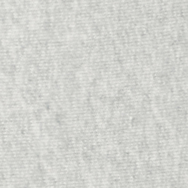 Close-up of a light gray, textured fabric with a subtle, horizontal weave pattern—reminiscent of the iconic heavyweight material used in Champion Men’s Knitted Shorts, known for their renowned sportswear durability.