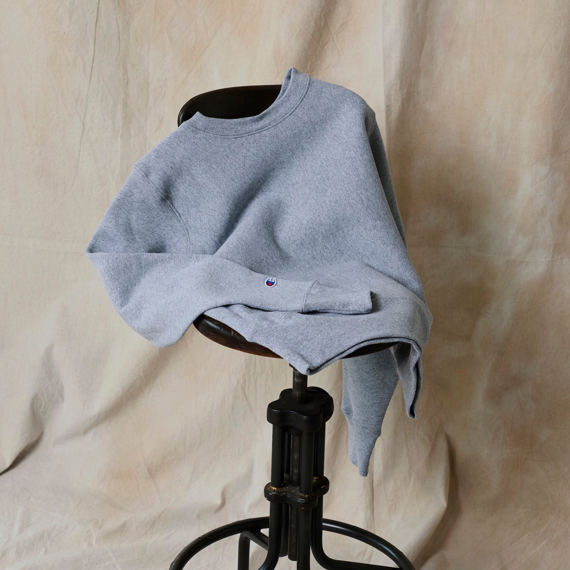 Champion USA Reverse Weave® Crew Neck Sweatshirt in New Manhattan Mist Heather