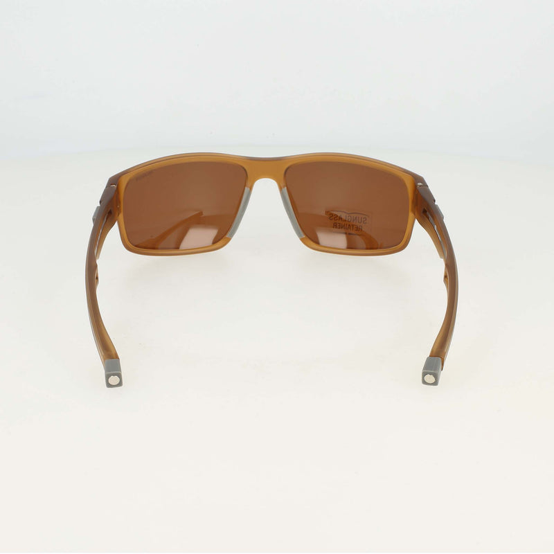 Champion Men's Polarized Rectangle Retainer Wrap - Medium in Trans Walnut