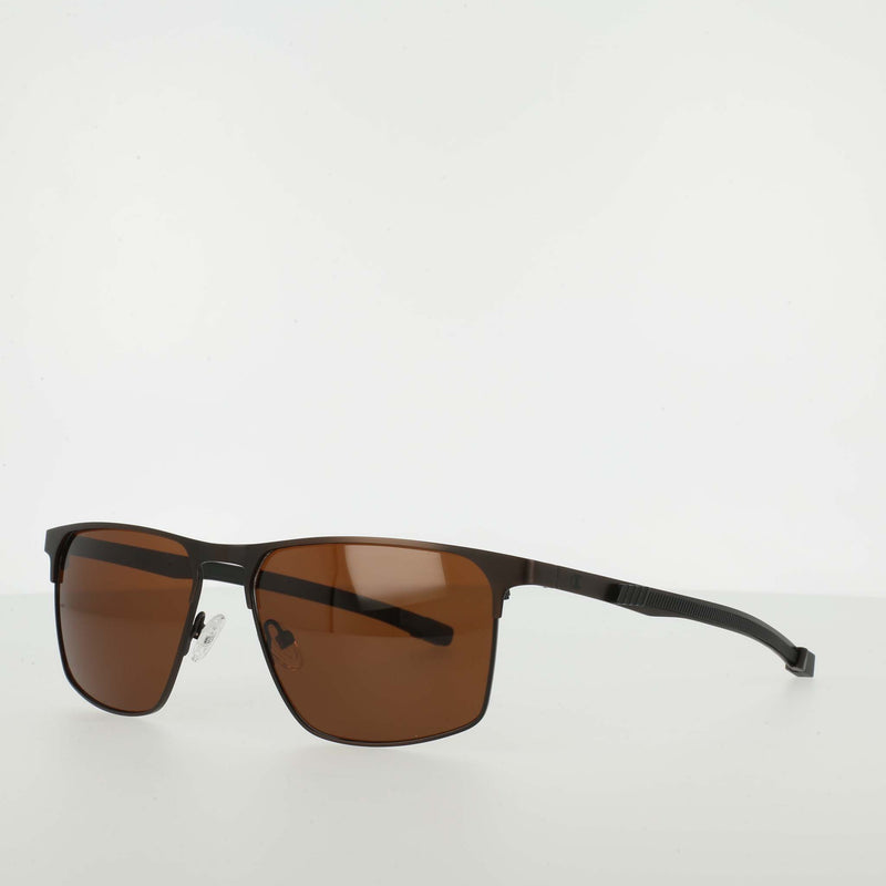 Champion Men's Polarized Retainer Stainless ST-Shirtl Square in Matte Brown