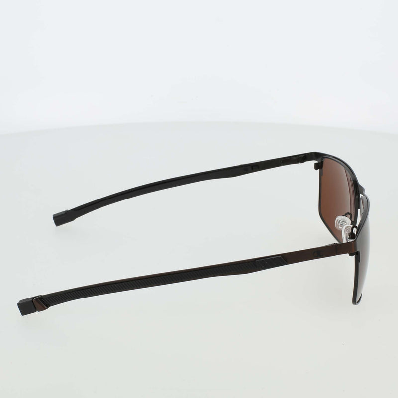 Champion Men's Polarized Retainer Stainless ST-Shirtl Square in Matte Brown