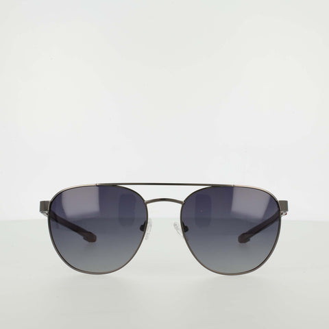 Champion Men's Polarized Retainer Stainless ST-Shirtl Aviator in Matte Gunmetal/Red