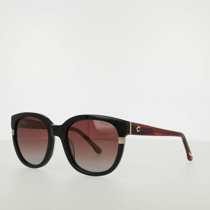 Champion Women's Polarized Curvaceous Square in Black/Burgundy