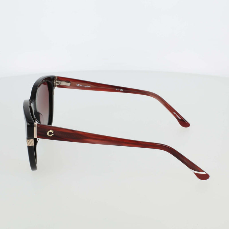 Champion Women's Polarized Curvaceous Square in Black/Burgundy