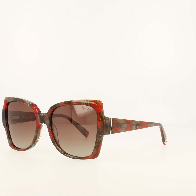 Champion Women's Polarized Oversized Butterfly in Crimson Tort