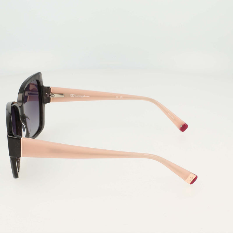 Champion Women's Polarized Oversized Butterfly in Black Feathered