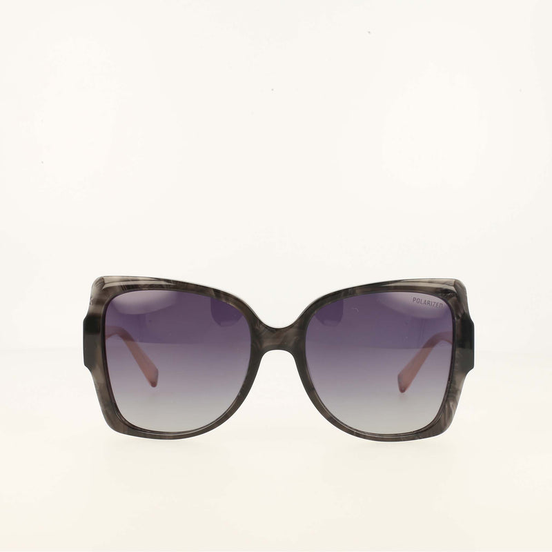 Champion Women's Polarized Oversized Butterfly in Black Feathered