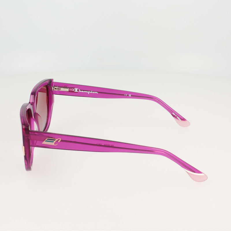 Champion Women's Polarized Modified Cateye in Trans Magenta