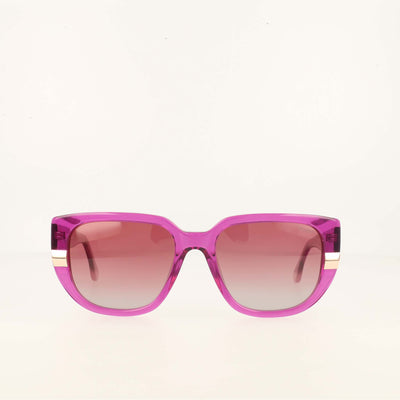 Champion Women's Polarized Modified Cateye in Trans Magenta