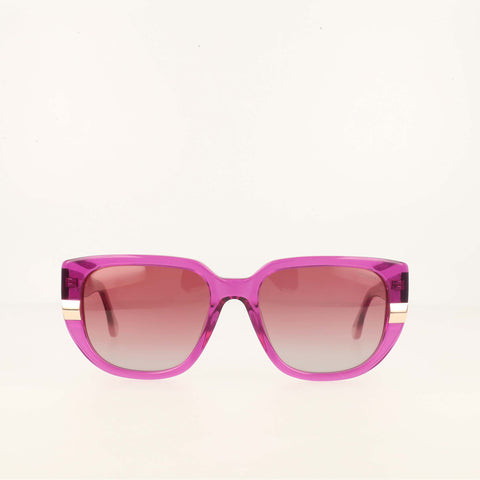 Champion Women's Polarized Modified Cateye in Trans Magenta