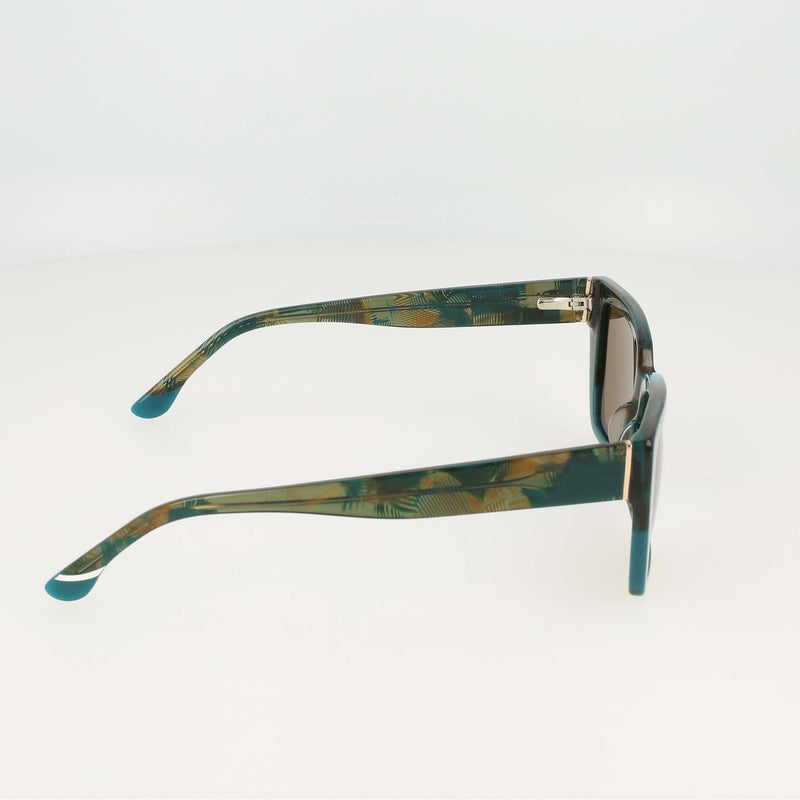 Champion Women's Polarized Slim Rectangle in Teal Feathered