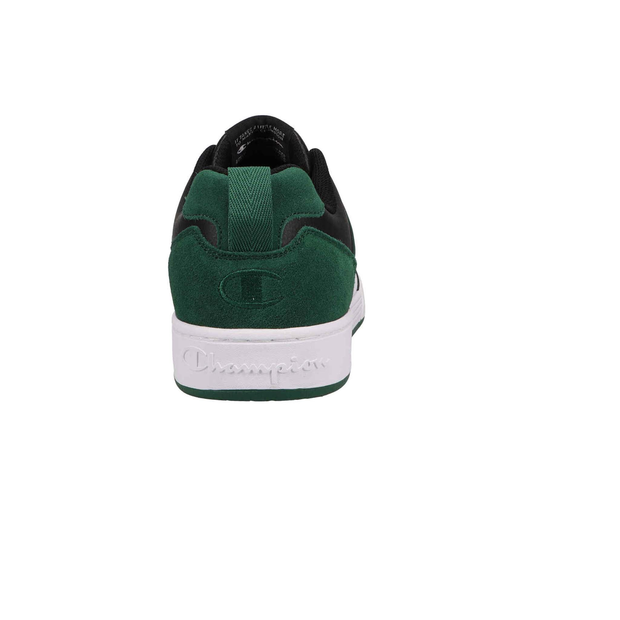 %Champion Sneakers Men Green Black Leather Mesh Sz 11.5 / A 51 By Champion Mens Cushion Fit Athletic Shoes Army Green Mesh  main image 2