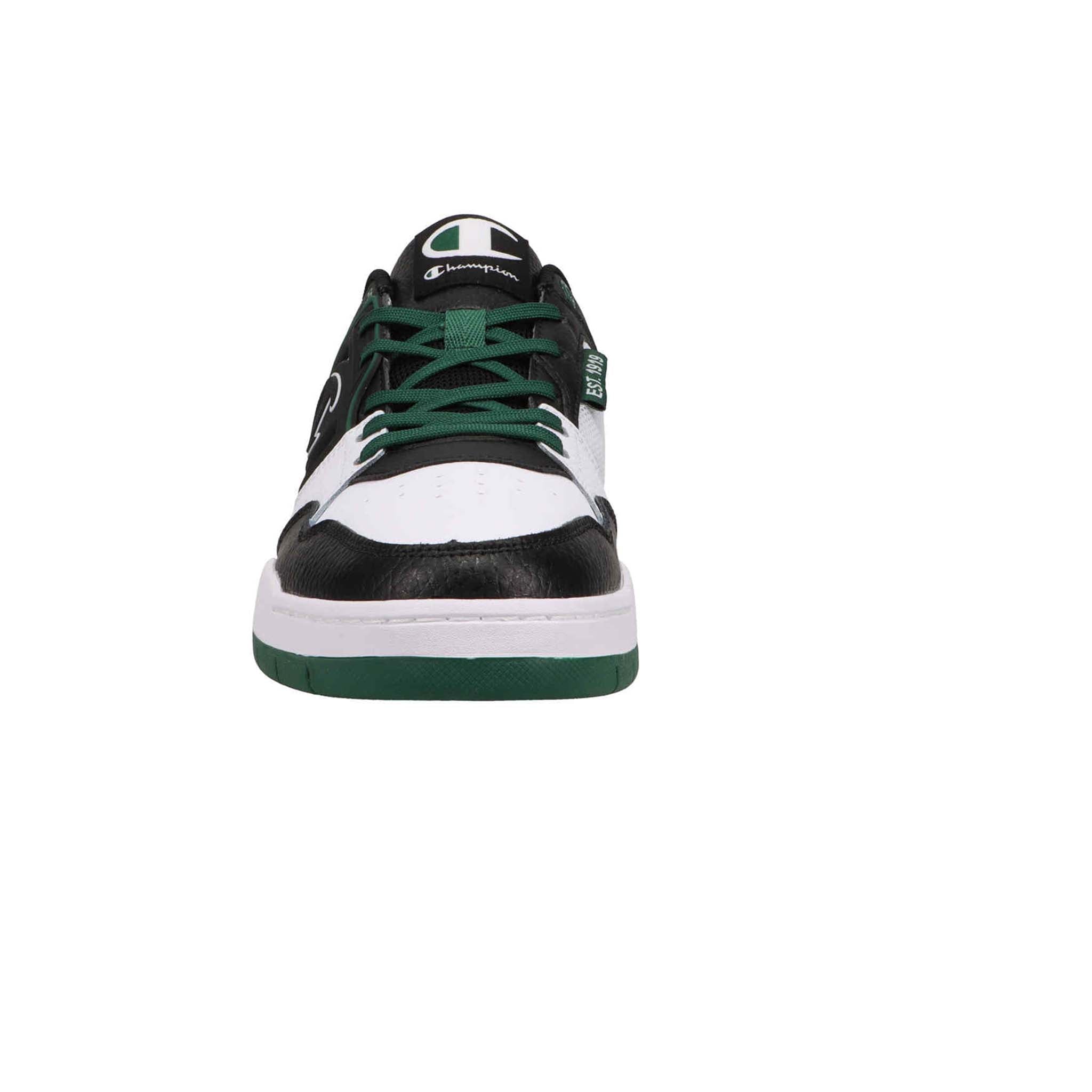 %Champion Sneakers Men Green Black Leather Mesh Sz 11.5 / A 51 By Champion Mens Cushion Fit Athletic Shoes Army Green Mesh  main image 3