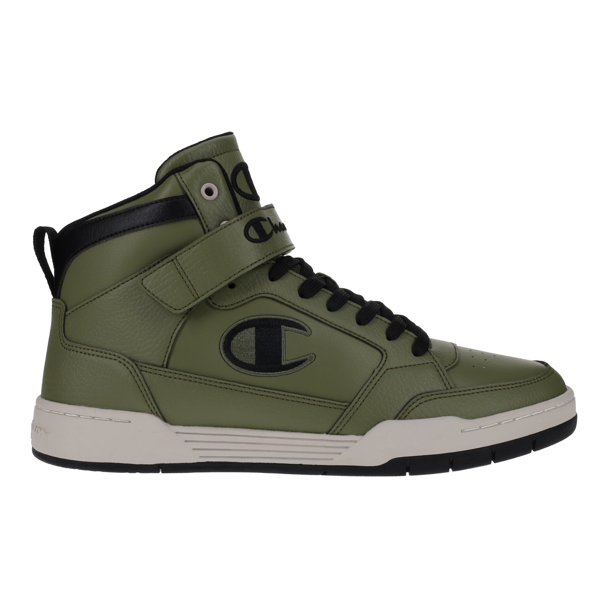 Champion Men's Arena Power High in Olive/Black/Beige