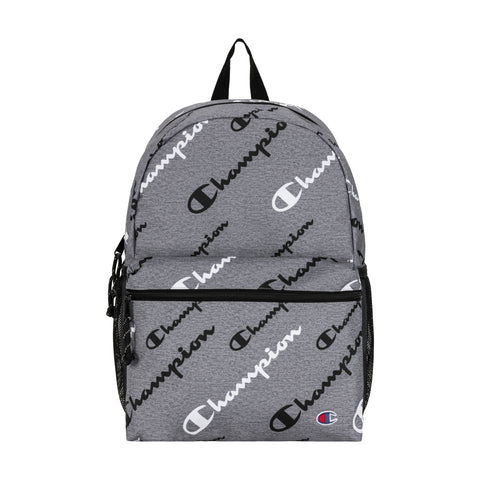 Champion Kids' Youthquake Backpack in Grey/Black