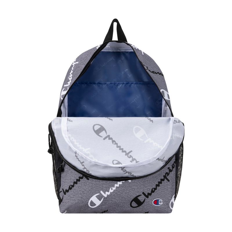 Champion Kids' Youthquake Backpack in Grey/Black