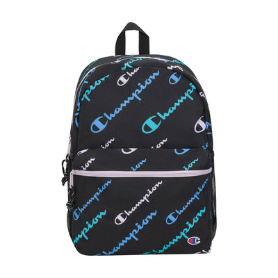 Champion Kids' Youthquake Backpack in Pink/Black