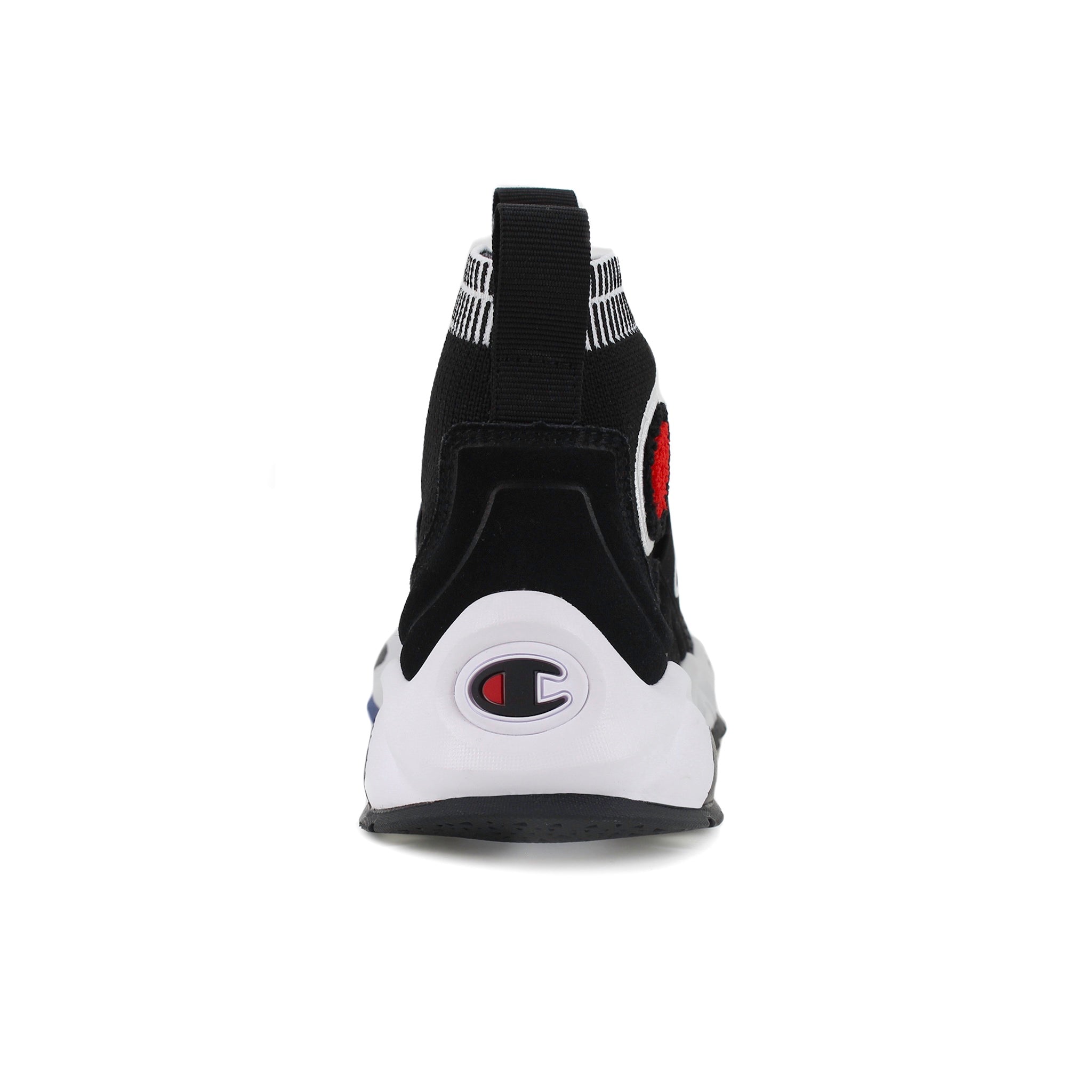 Men’s Champion Pro Rally White Slip-On Knit Sneakers with Black/Red Logo Size 11 Men main image 4