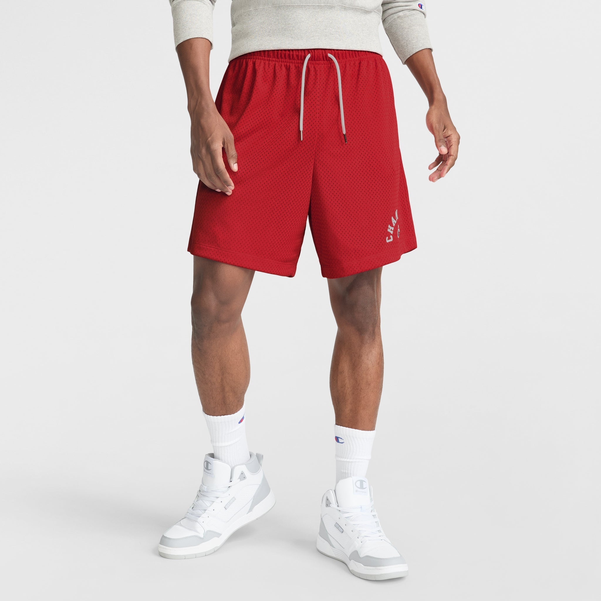 Sport Shorts Red Champion Shorts Men Champion Men's Double Dry Gym