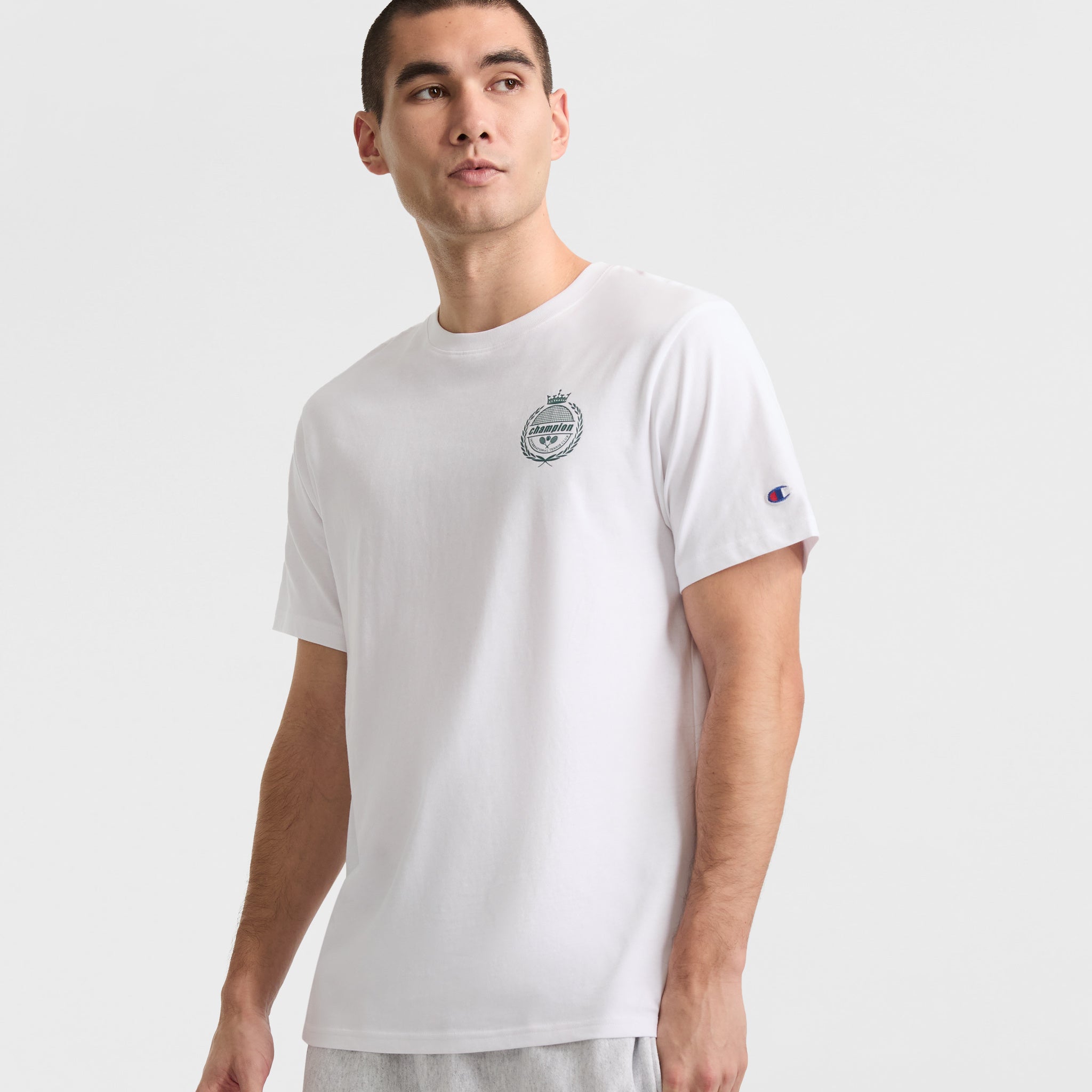 Rochester Short-Sleeve T-Shirt, Tennis Crest Champion