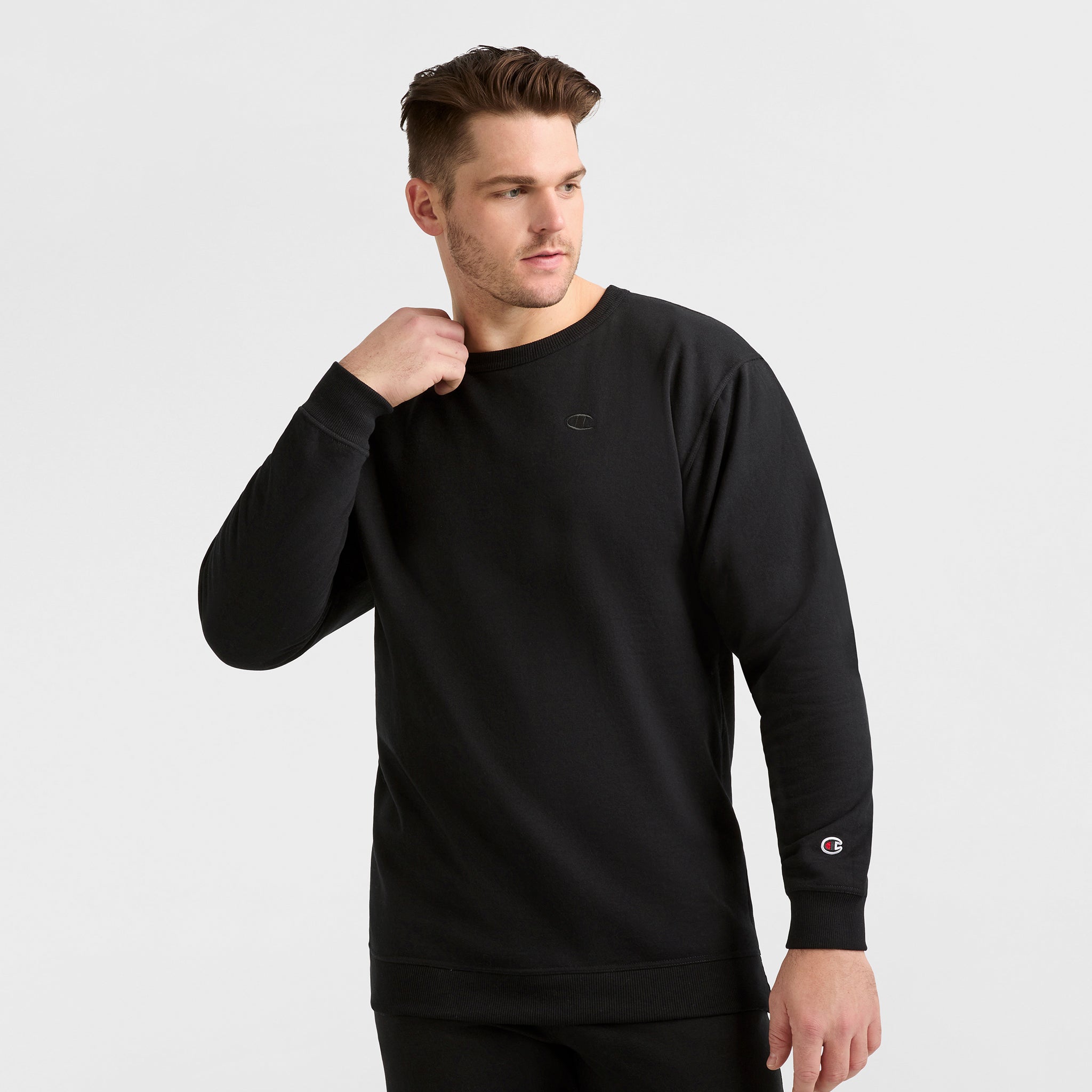 Powerblend Crewneck Sweatshirt, C Logo - Big & Tall - Champion