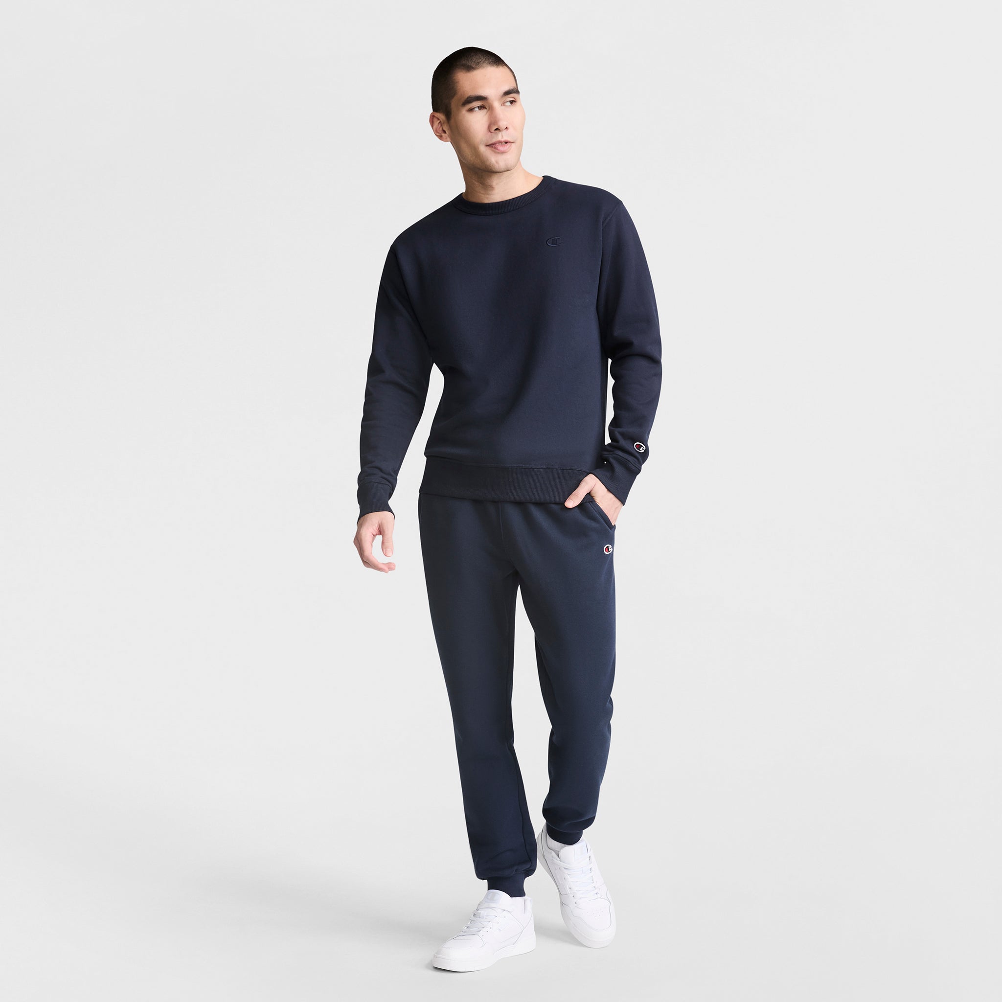 Powerblend Crewneck Sweatshirt, C Logo - Champion
