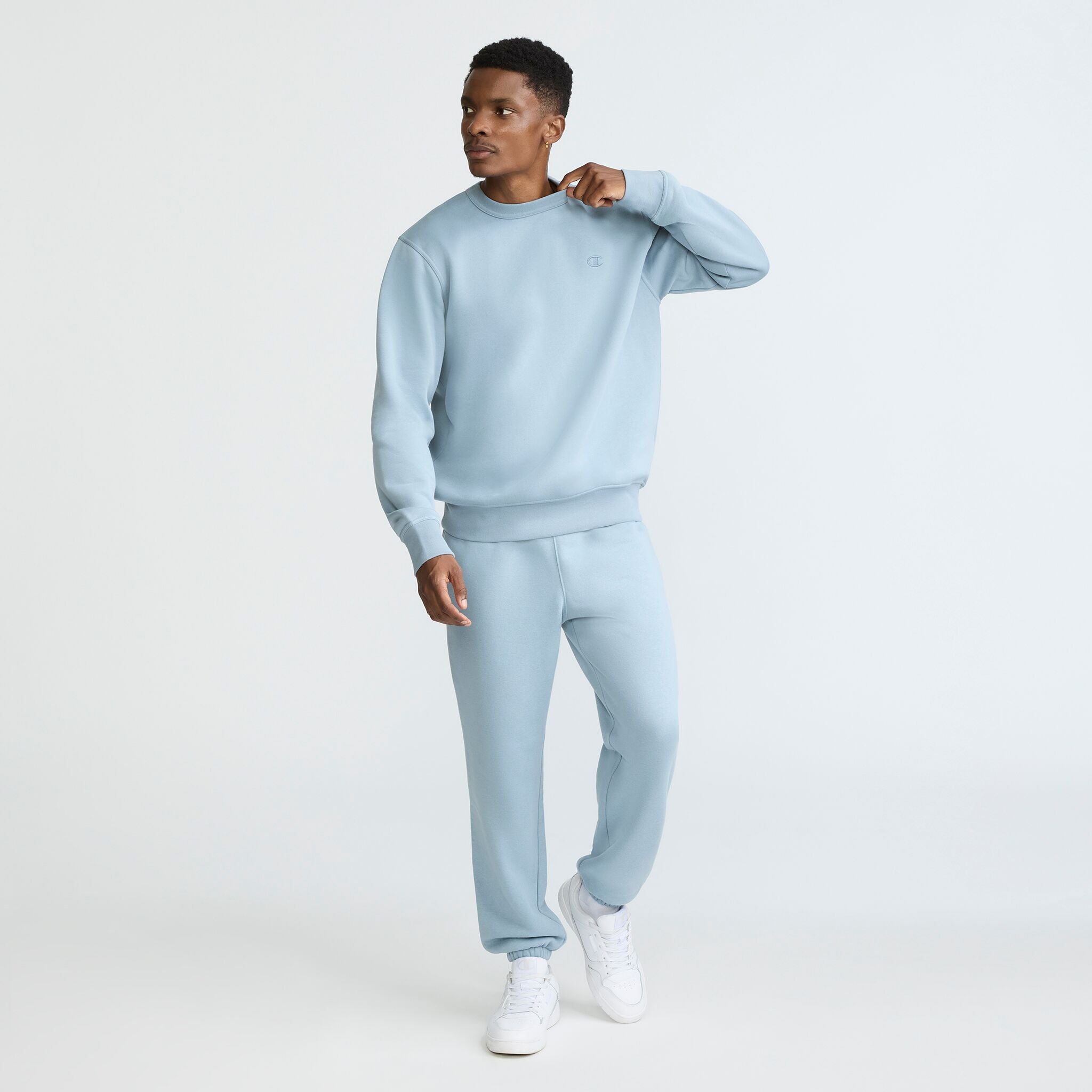 Powerblend Crewneck Sweatshirt, C Logo – Champion