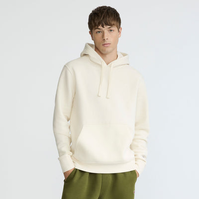 Champion Powerblend Hoodie, C Logo in Turtledove