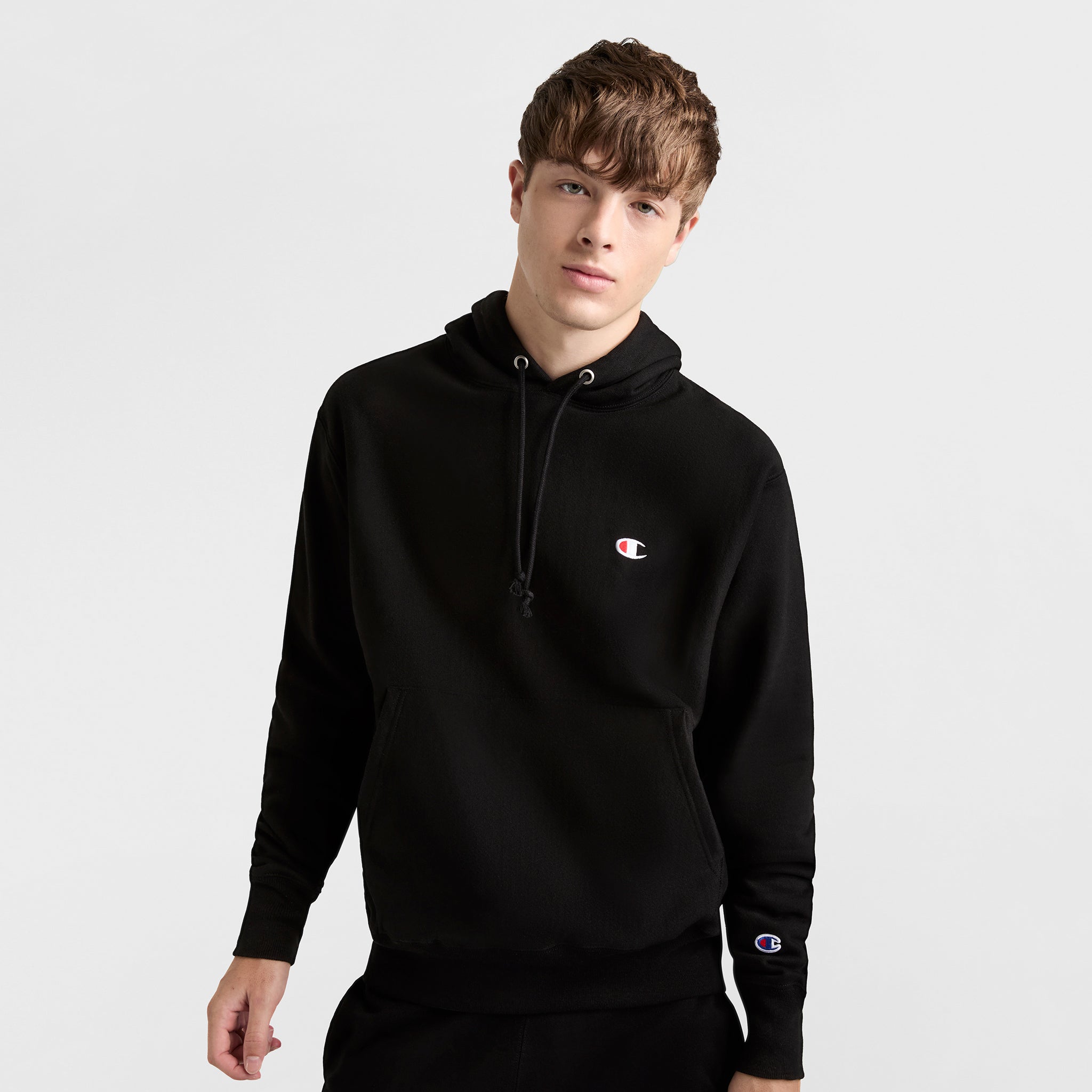 Champion Reverse Weave Small C Hooded Sweatshirt